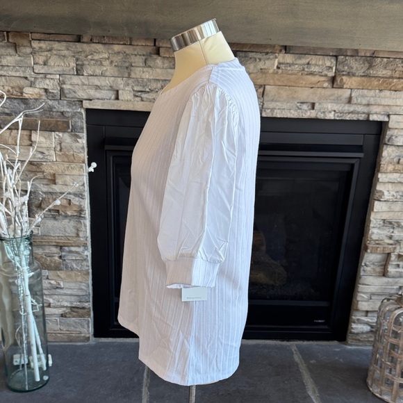 Design History White Ribbed Blouse - Picture 6 of 12